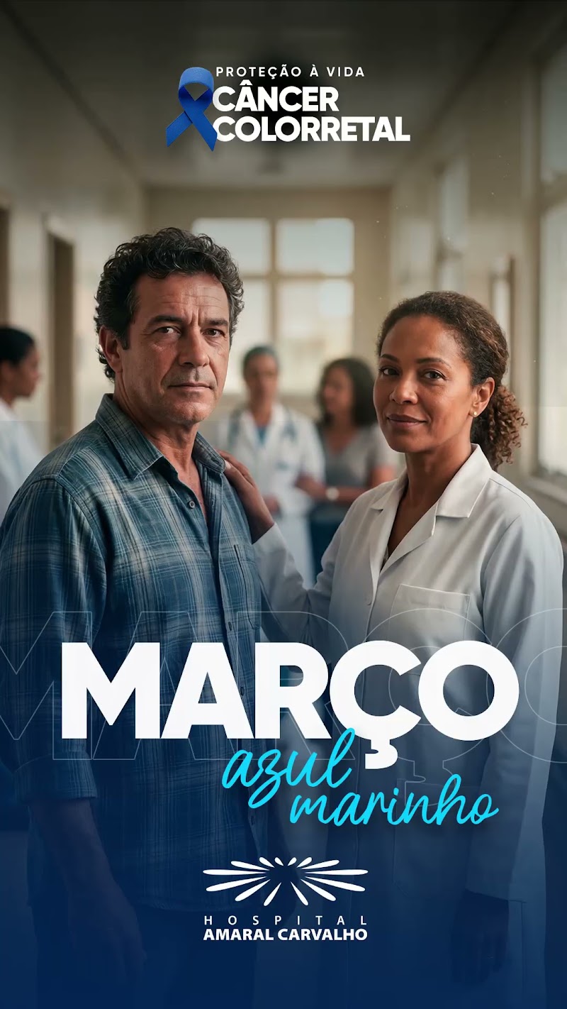 Capa do vídeo Câncer Colorretal — Março Azul